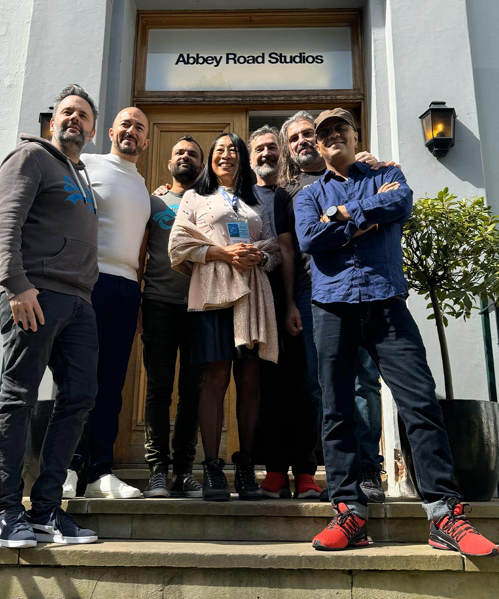 Alan team at Abbey Rd Studios