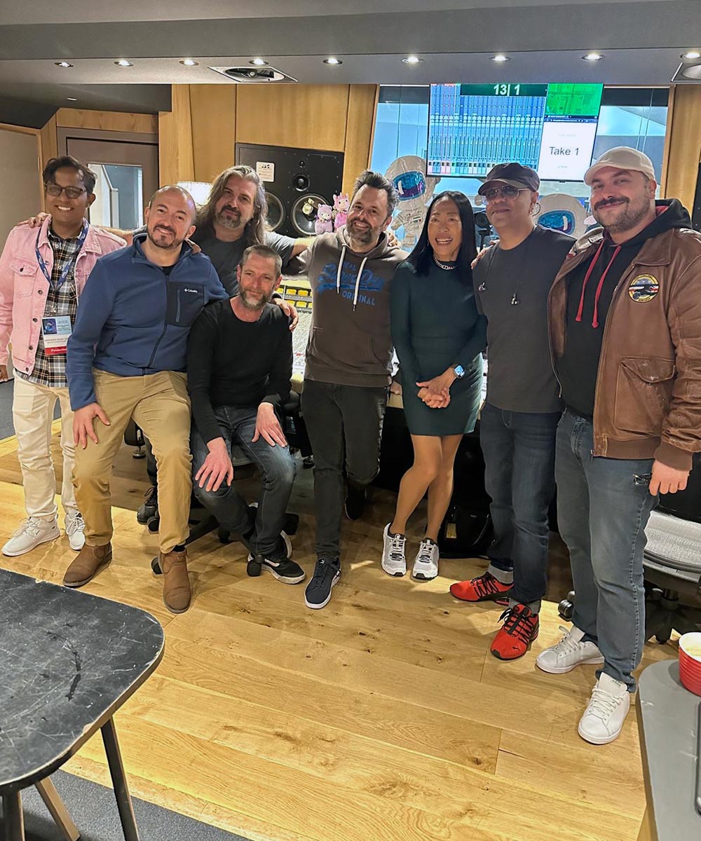 Alan team in control room