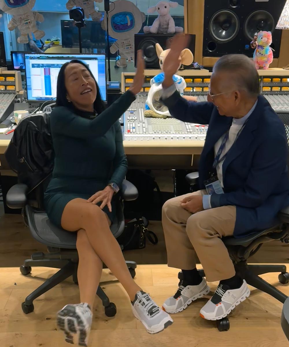Executive producer Deepak Sharma and Susan Lim
